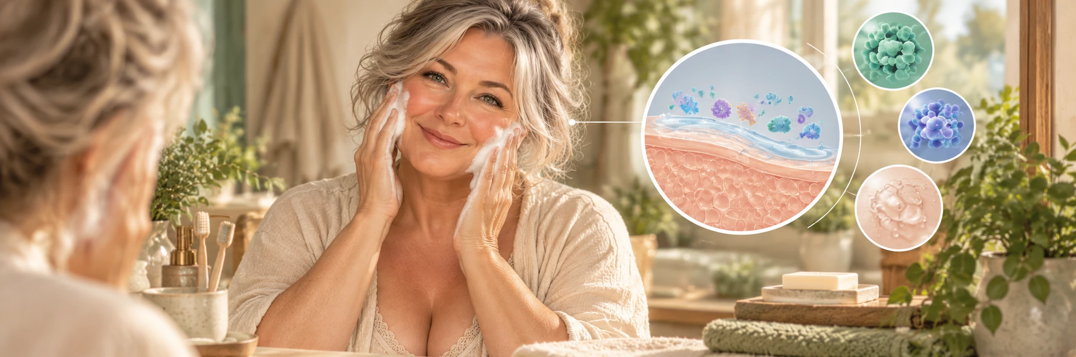 Impact du nettoyage sur le microbiome et la barrière cutanée