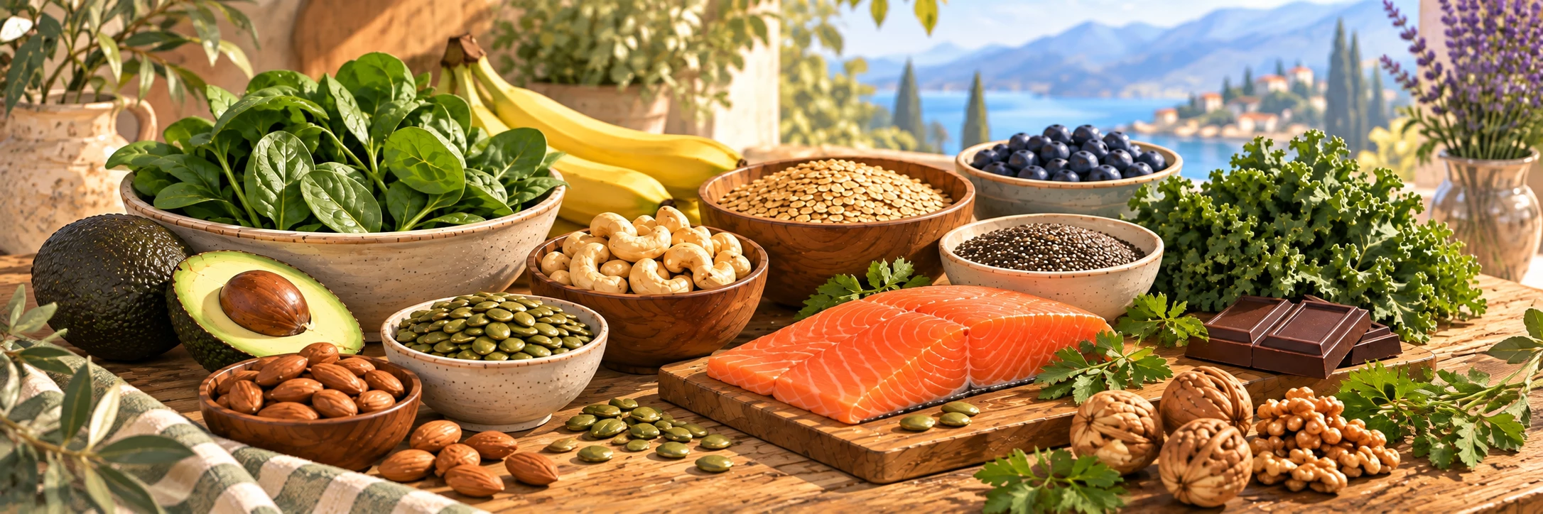 Aliments riches en magnésium bénéfiques à l'alimentation